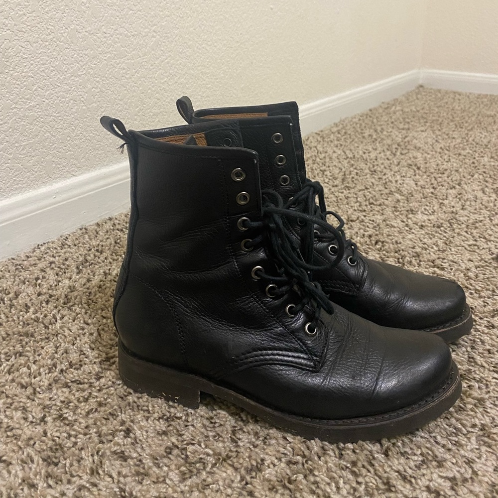 Frye Veronica Combat Boots Size 7.5 - Picture 5 of 5
